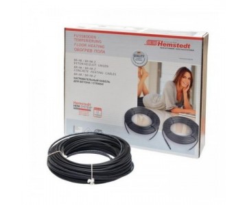 Теплый пол Hemstedt DR12,5 двужильный кабель, 1500W, 10 м2