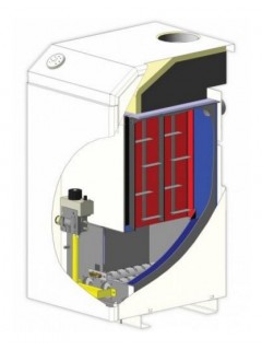 Дымоходный газовый котел Маяк 10 КС