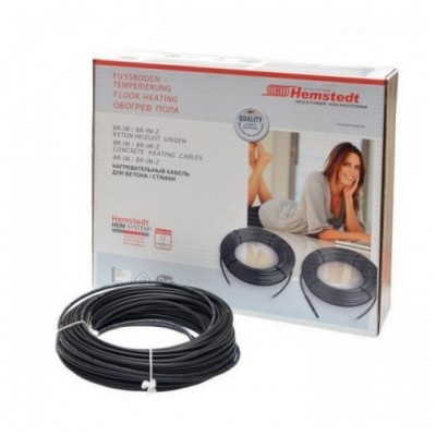 Теплый пол Hemstedt DR12,5 двужильный кабель, 900W, 6 м2