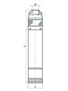 Скважинный насос Насосы+Оборудование 4SKm100