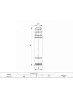 Скважинный насос Rudes 3SKm100