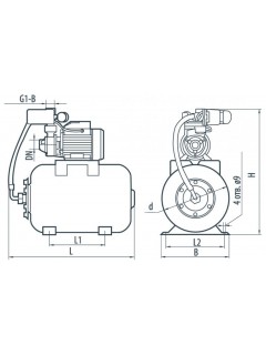 Насосная станция Rudes AUQB60/24L